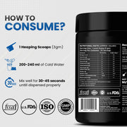 Bolt Micronised Creatine Monohydrate 3000 | With Phycocyanine | Boosts Athletic Performance | Provides Energy Support for Heavy Workout | Formulated In USA