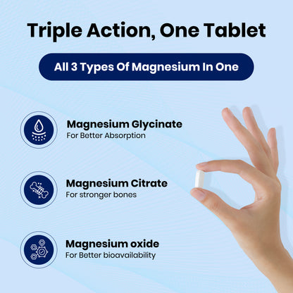 eleone by Bolt Magnesium Glycinate 2000mg (440mg Elemental Magnesium) | For Men & Women | 60 Tablets | High Absorption | Supports Relaxation, Bone, Muscle & Sleep Health