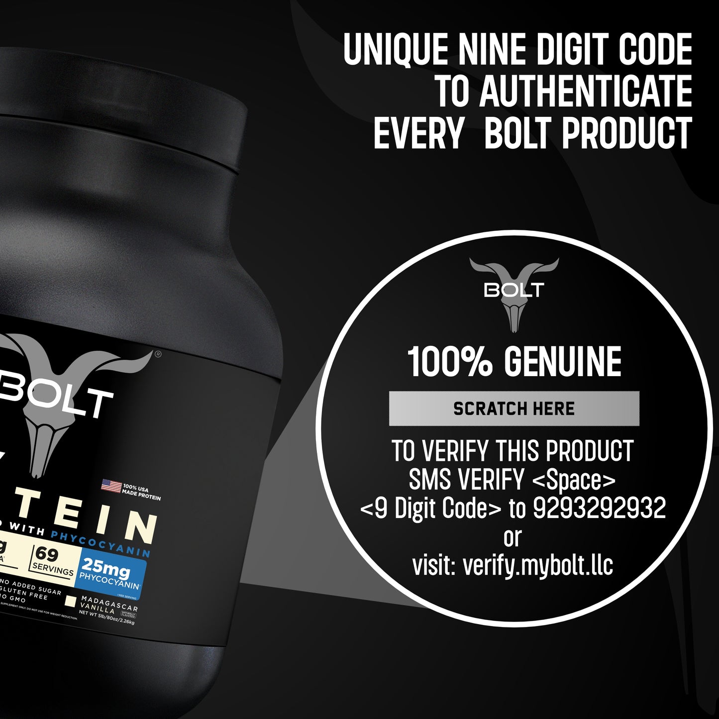 madagascar vanilla, Authenticate bolt products