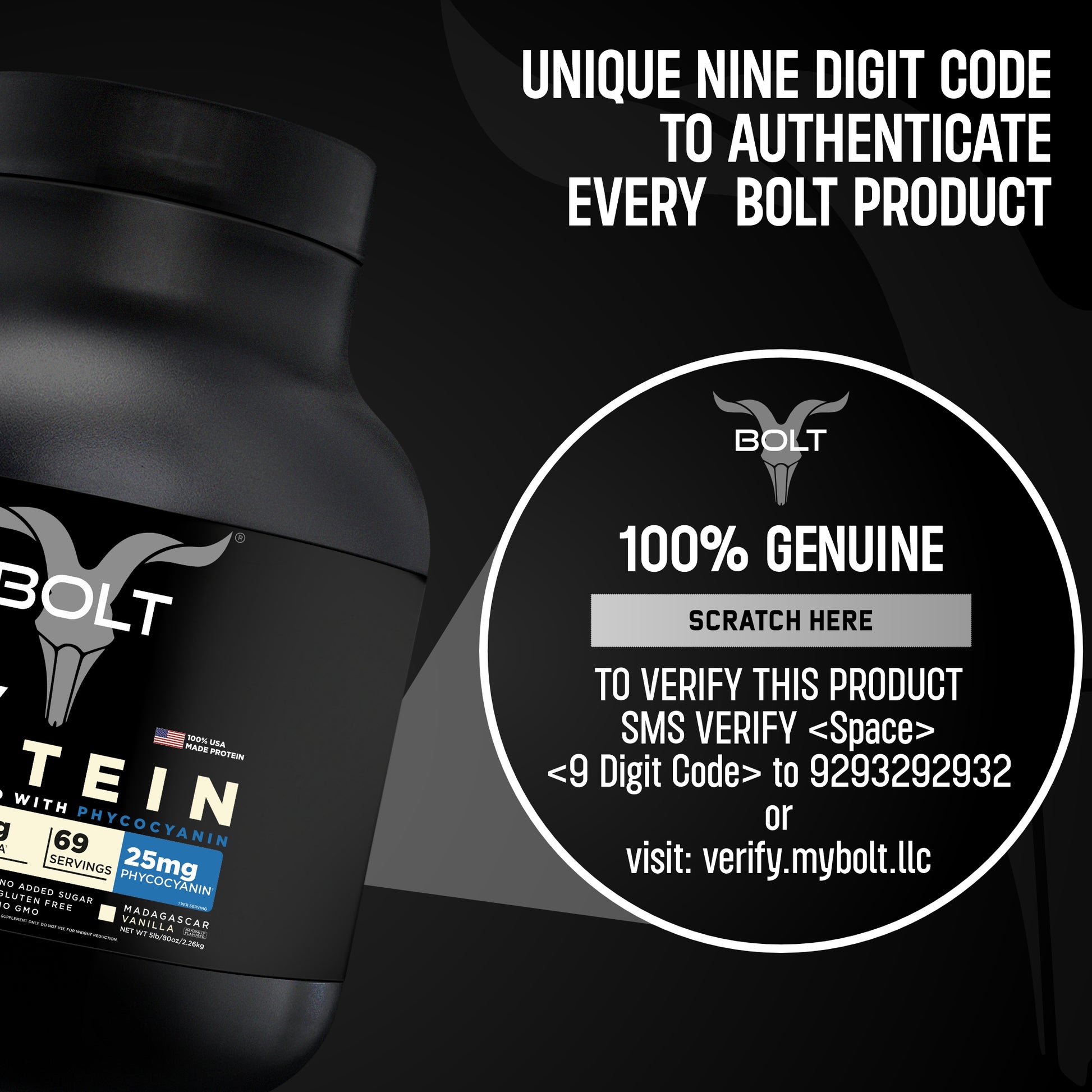 madagascar vanilla, Authenticate bolt products