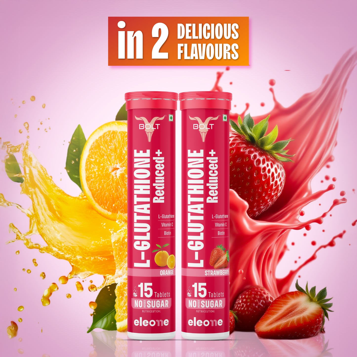 Orange L-Glutathione Reduced+ supplement 