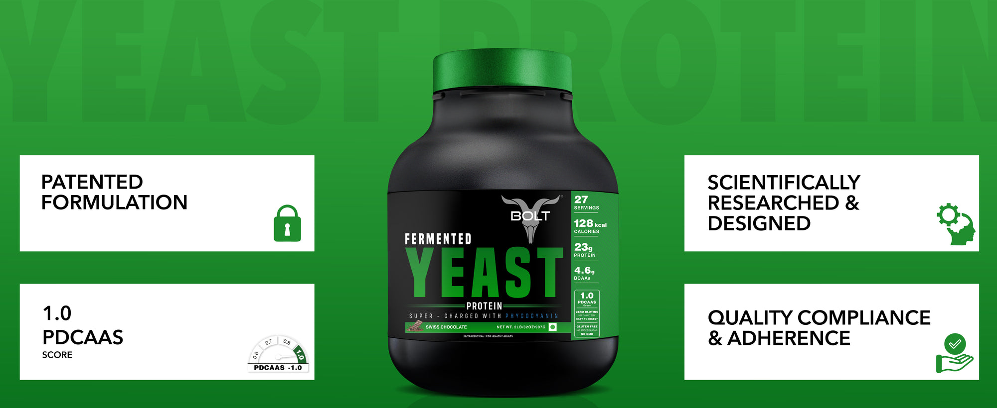 bolt yeast protein formula