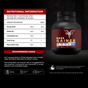 Bolt Mass Gainer with 25mg Phycocyanin, 22g Protein, 70g Carbs & 380 Calories | For Muscle Gainer & Weight Gain Objectives