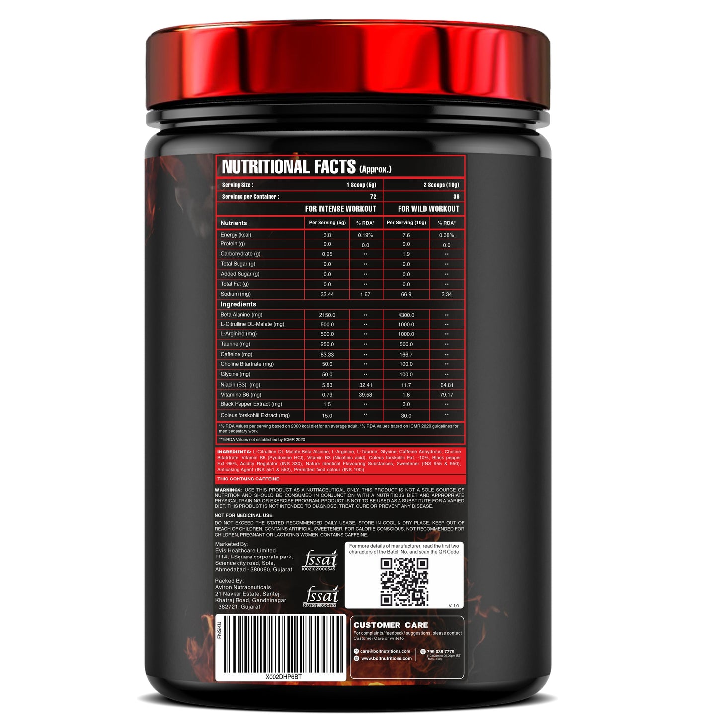 Passion Fruit, bolt head shot pre workout