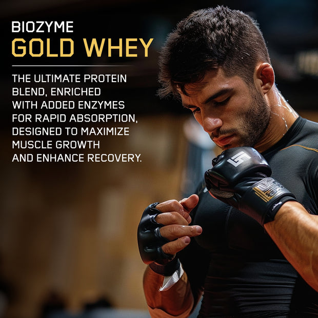 Bolt Bozyme Gold whey | With Superfood PHYCOCYANIN | Isolate Whey Protein Blend | 26g Protein | 5g EAA |  Bozyme (digestive enzyme Blend)| 50% Higher Protein Absorption