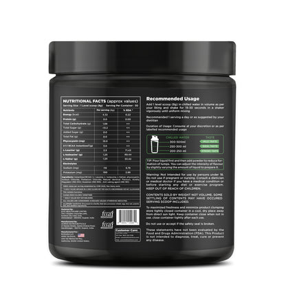 Nutritional Facts BCAA,watermelon