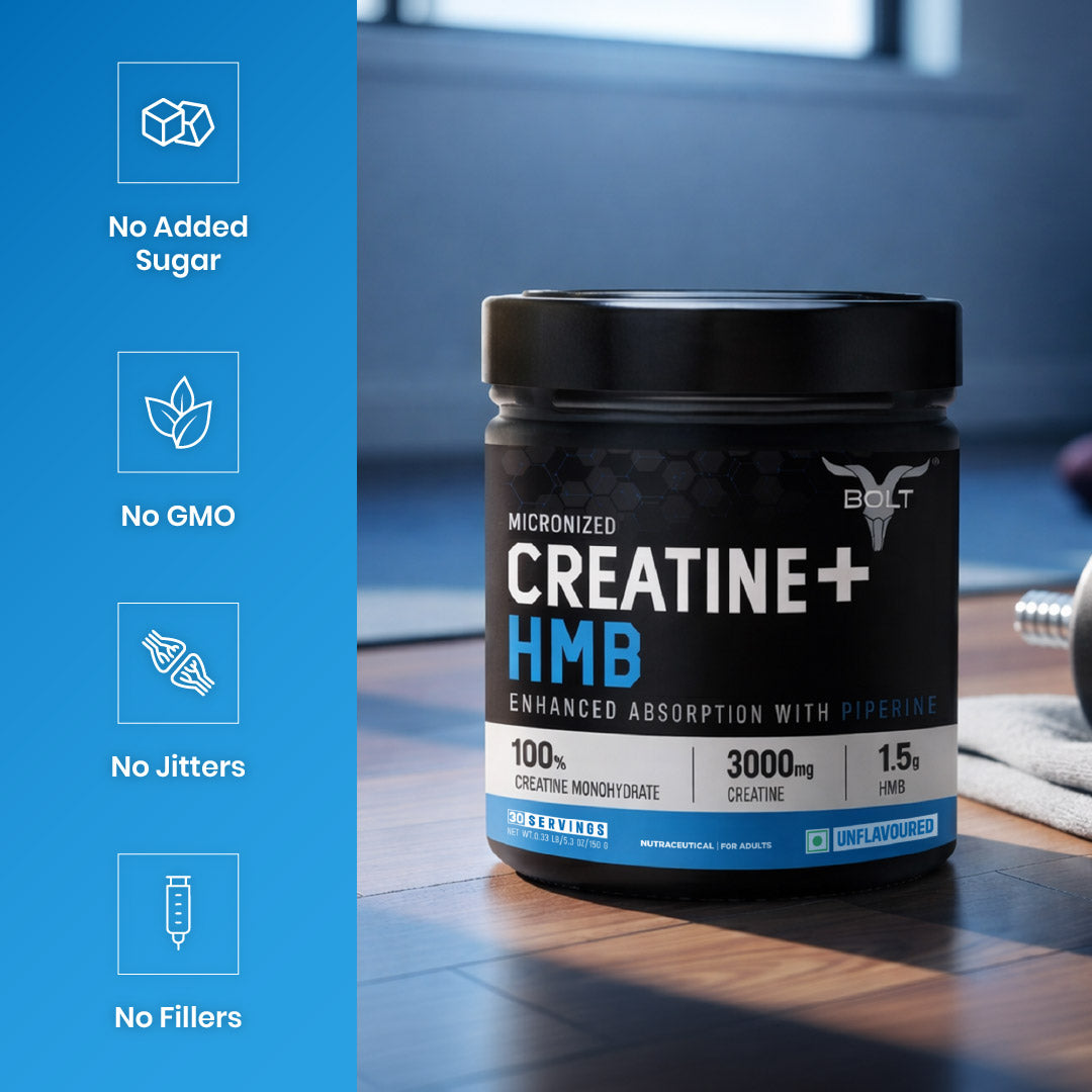 zero sugar bolt creatine hmb unflavoured