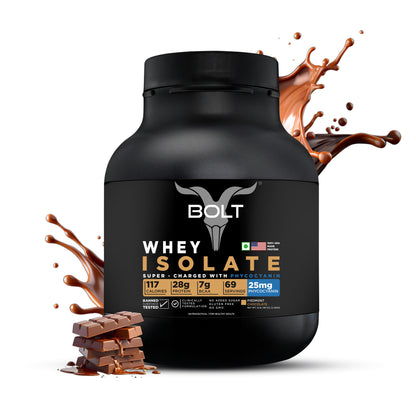 Bolt Whey Isolate Protein Powder | 5LB, 69 Servings
