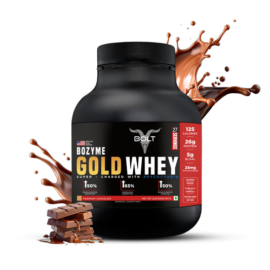Gold whey protein with piedmont chocolate flavour