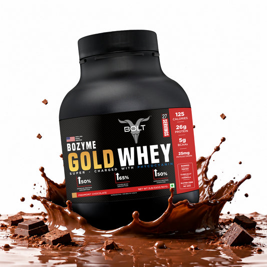 bolt gold whey protein piedmont chocolate flavour
