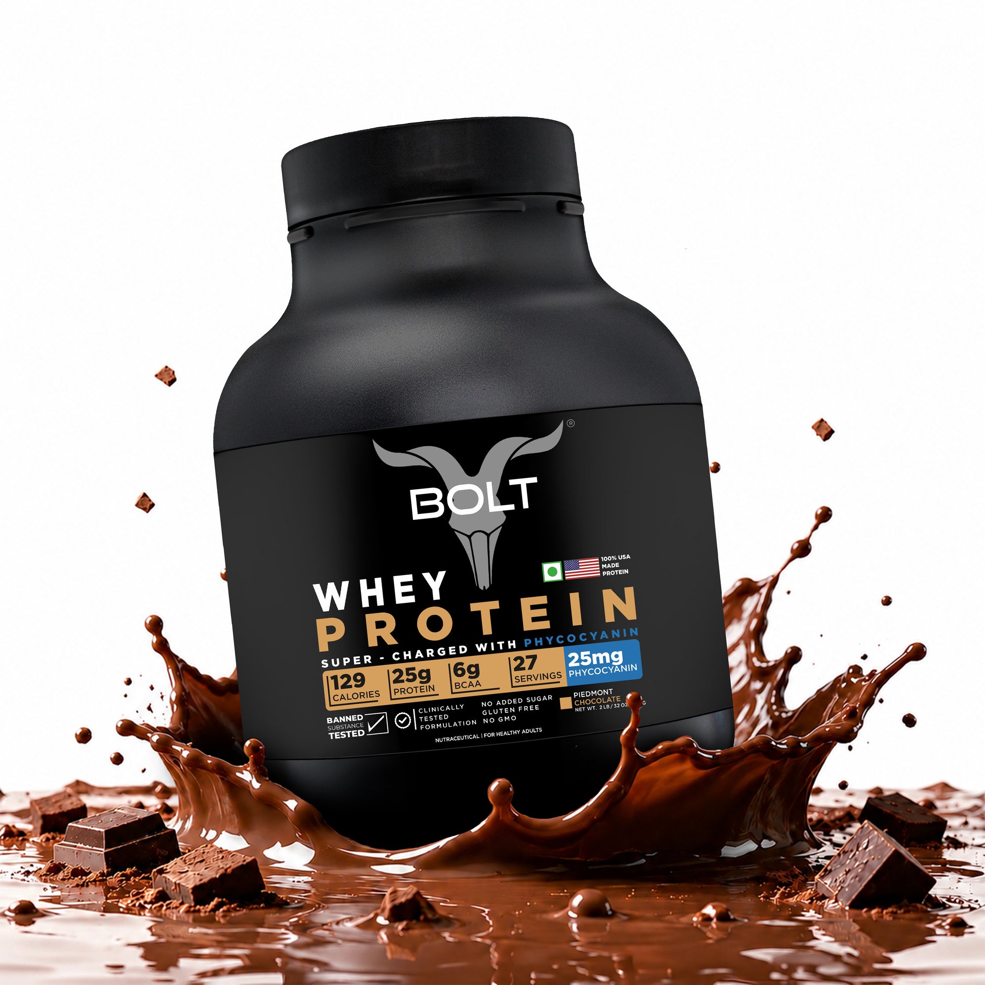whey protein with piedmont chocolate flavour