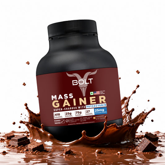 bolt mass gainer piedmont chocolate flavour