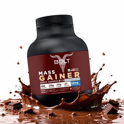 bolt mass gainer piedmont chocolate flavour