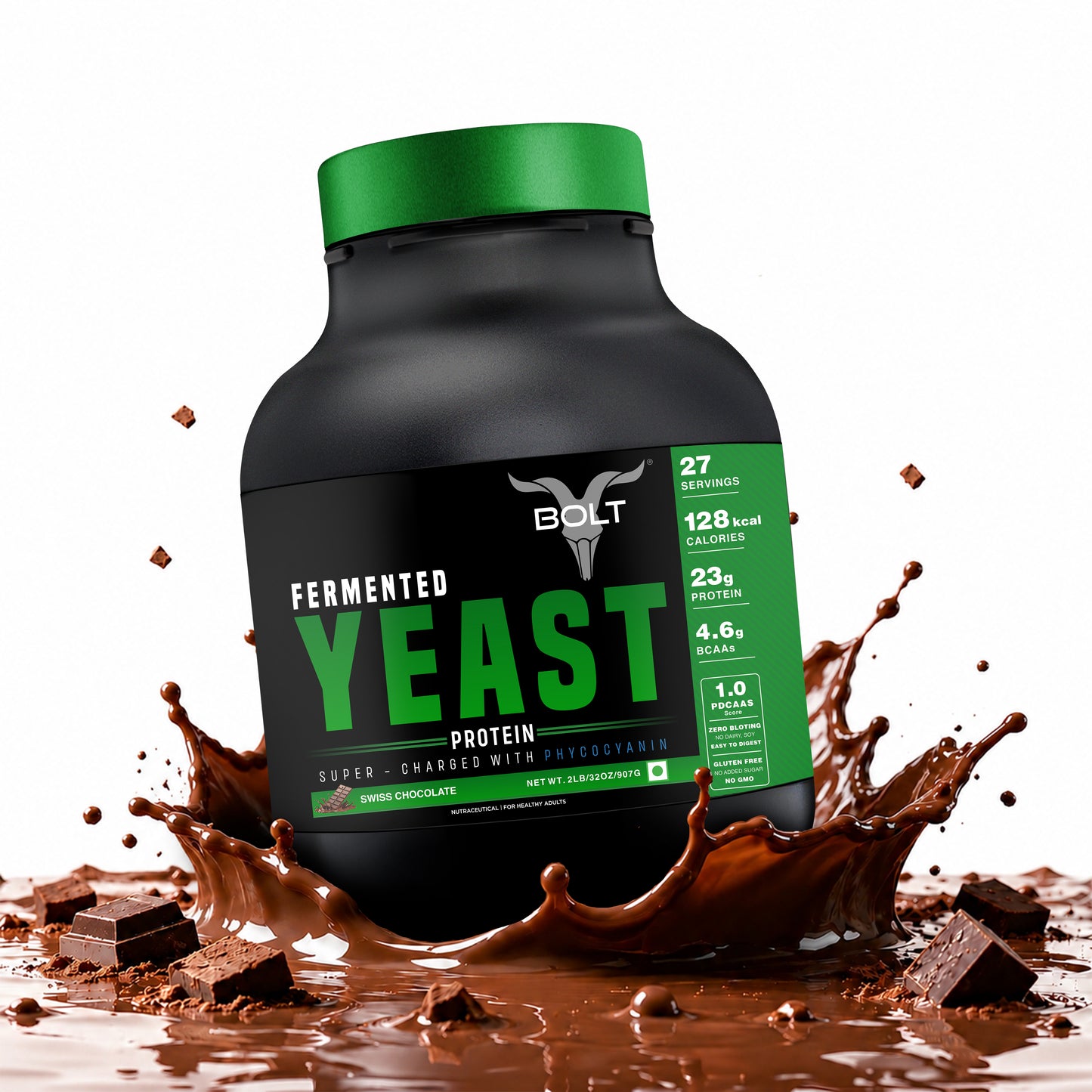bolt fermented yeast protein swiss chocolate flavour