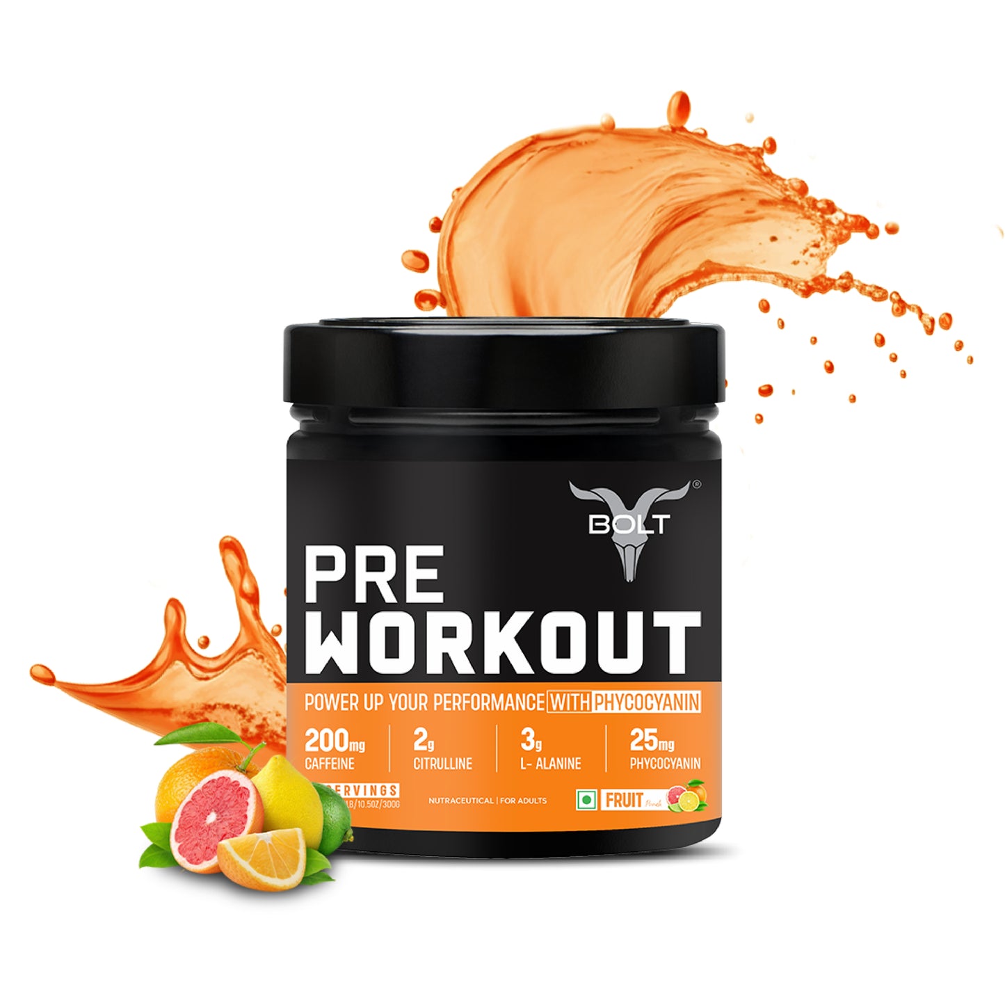 Bolt Pre-Workout | 300 G | For Energy & Performance