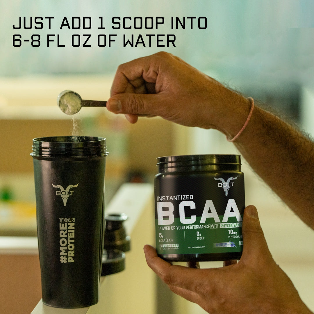 How to take bolt BCAA, Blueberry