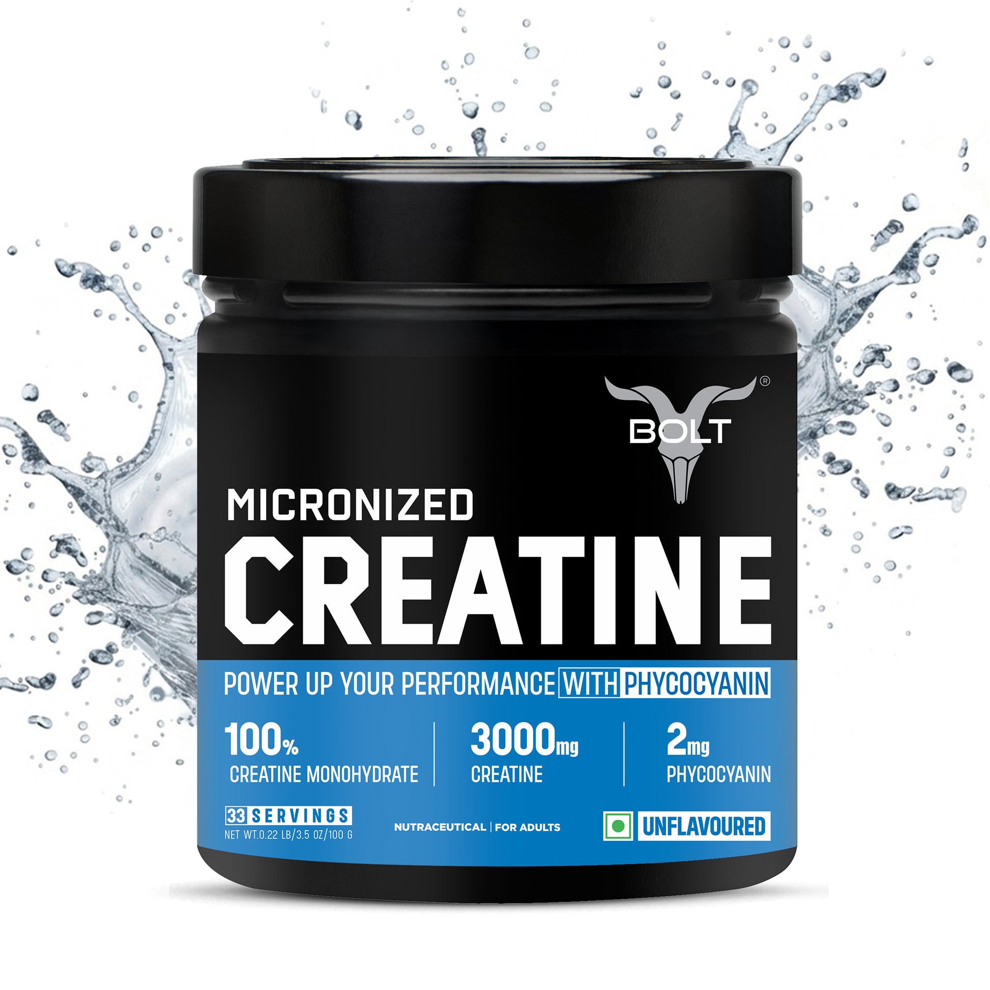 bolt micronized creatine unflavoured