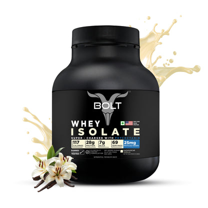 Bolt Whey Isolate Protein Powder | 5LB, 69 Servings