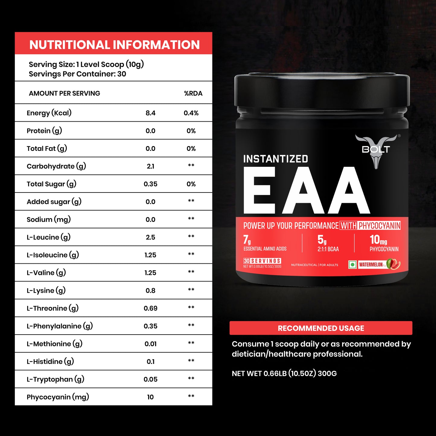 Watermelon-Bolt EAA supplement 