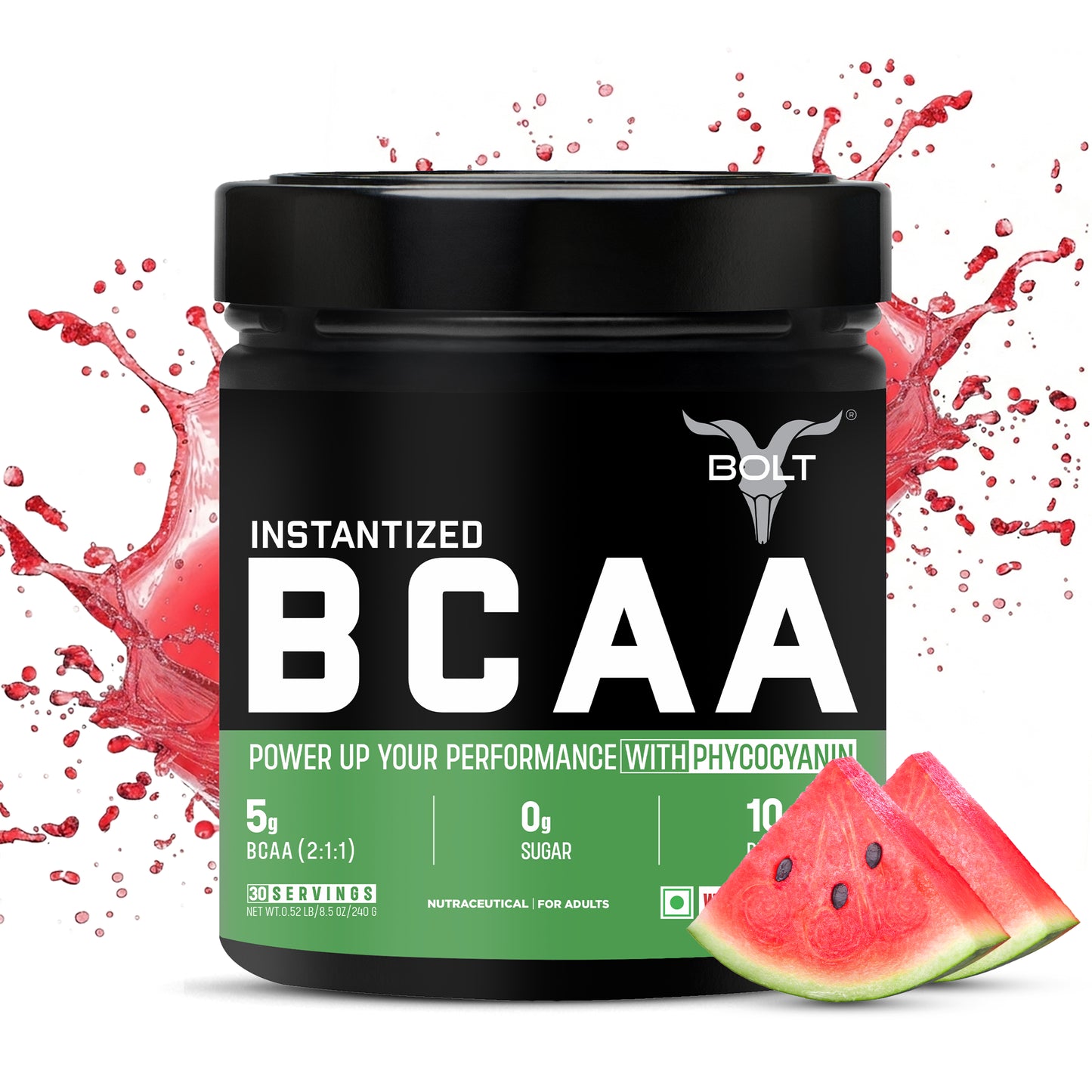 bolt bcaa supplement watermelon flavour