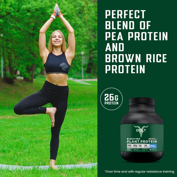 perfect blend of pea protein and browm rice protein, Madagascar vanilla