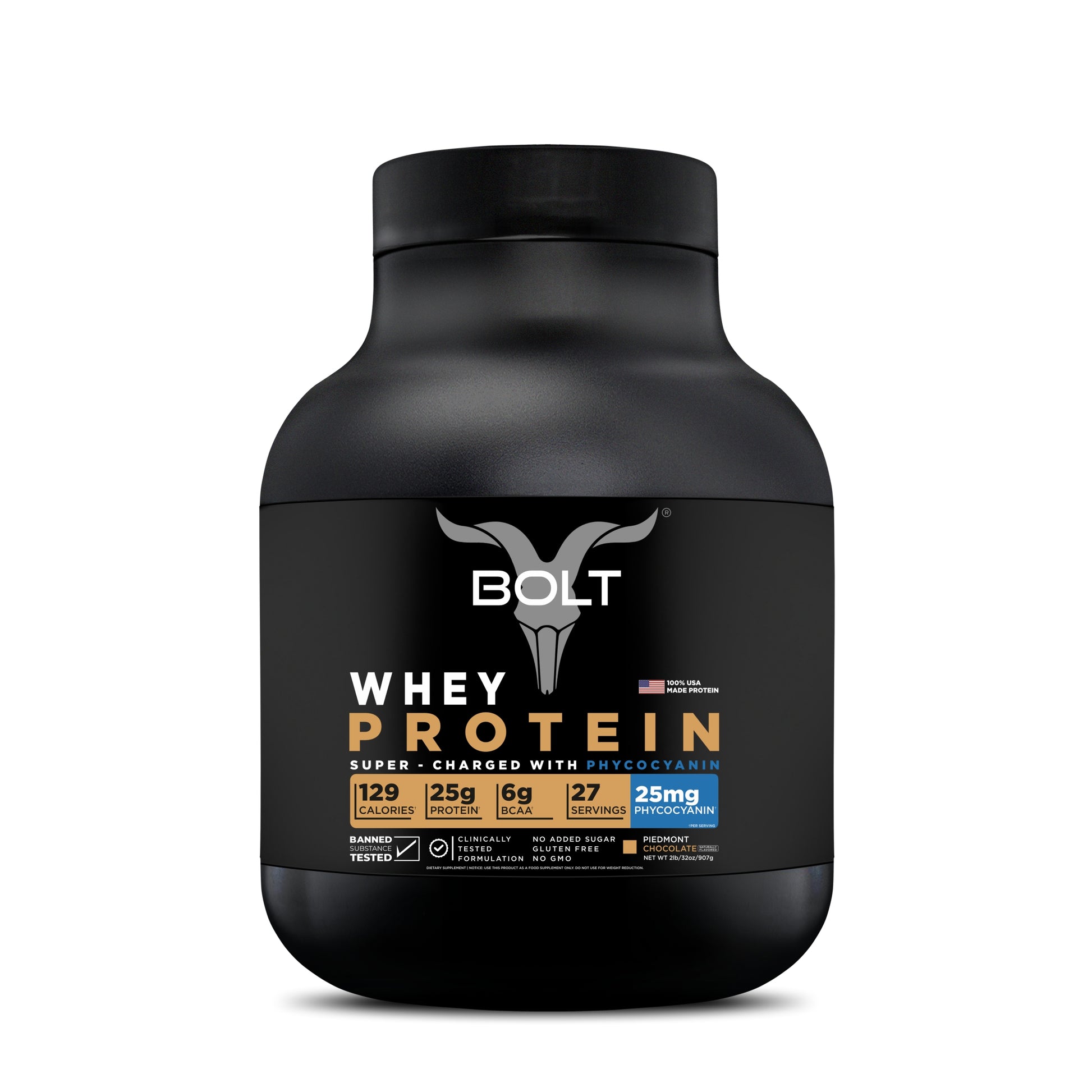 Piedmont Chocolate, bolt whey protein