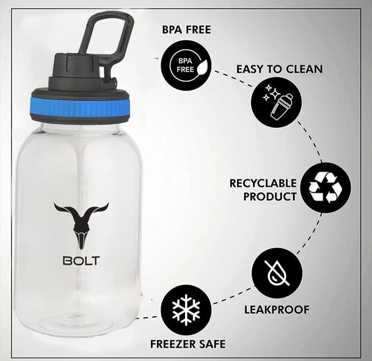 Premium gym shaker bottle  gym protein shake bottle – Bolt Nutrition